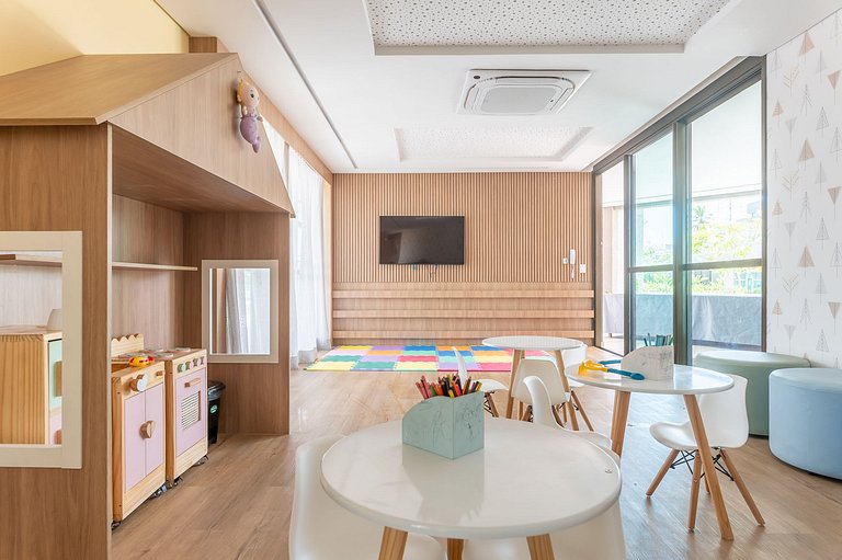 Estrutura de resort e flat pet friendly 202C