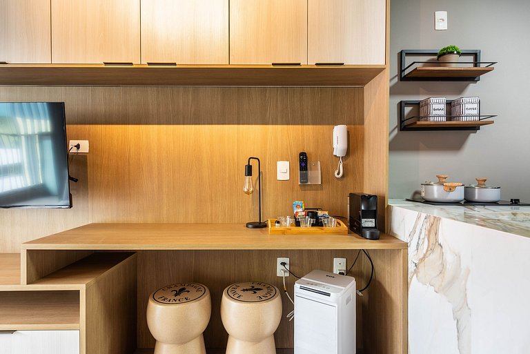 Studio Moderno com Piscina e Academia - Z1001