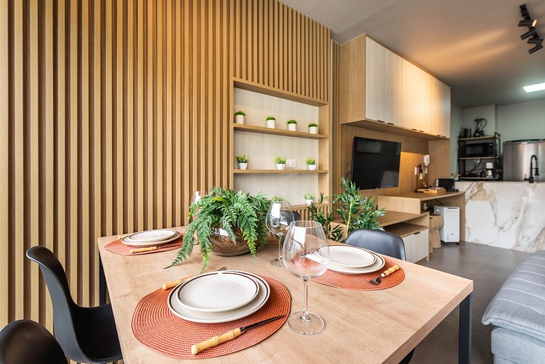 Studio Moderno com Piscina e Academia - Z1001