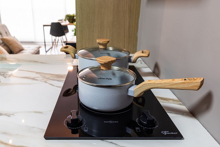 Studio Moderno com Piscina e Academia - Z1001