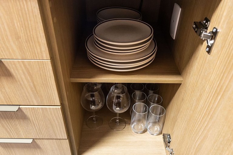 Studio Moderno com Piscina e Academia - Z1001