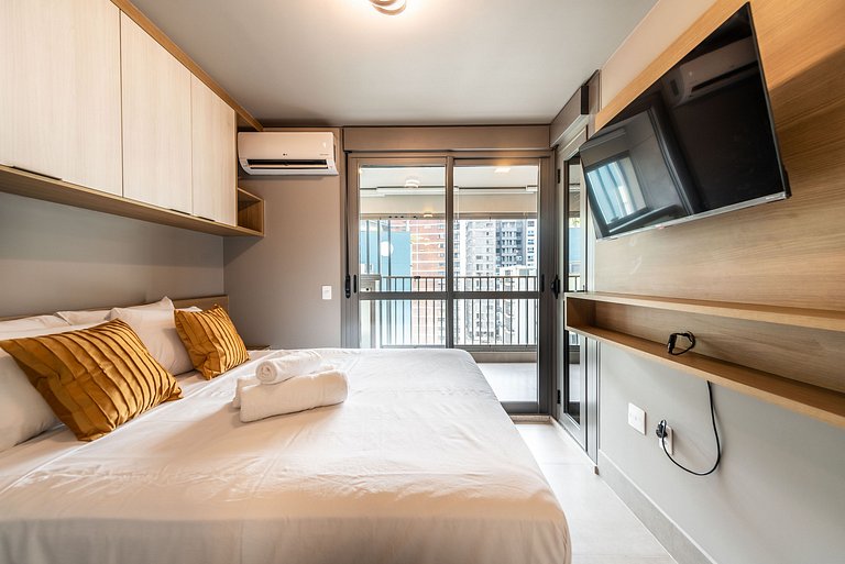 Studio Moderno com Piscina e Academia - Z1001