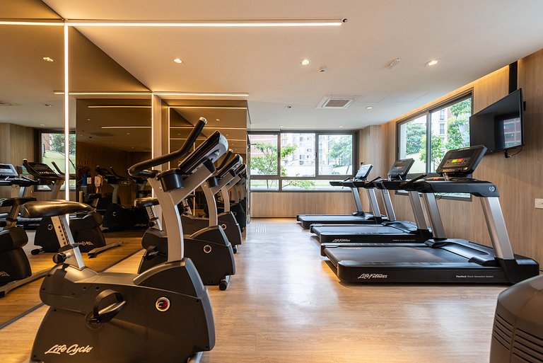 Studio Moderno com Piscina e Academia - Z1001