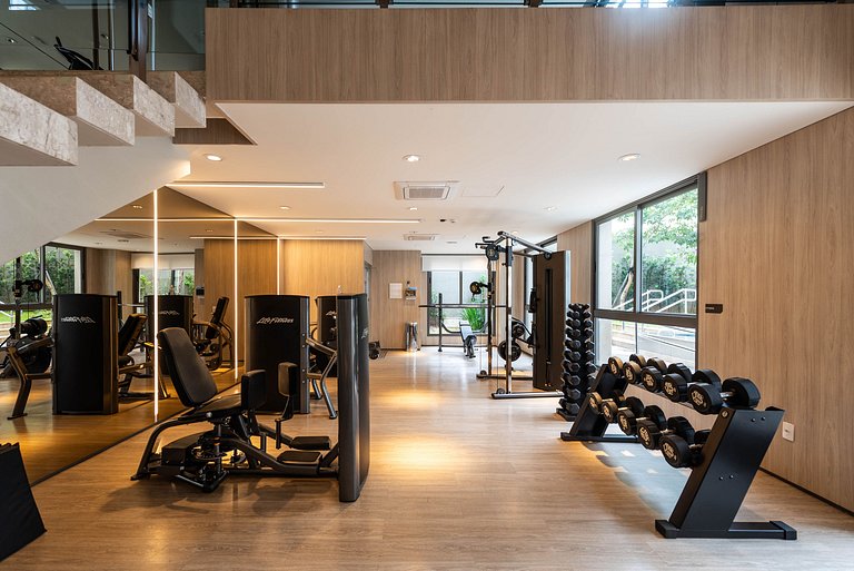 Studio Moderno com Piscina e Academia - Z1001