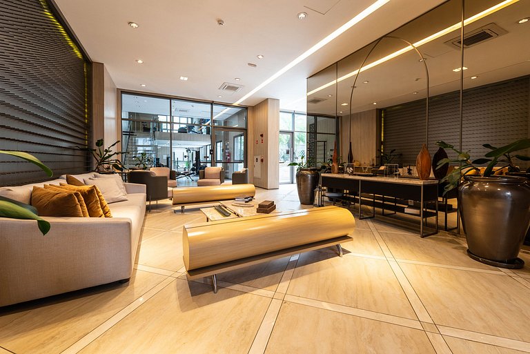Studio Moderno com Piscina e Academia - Z1001