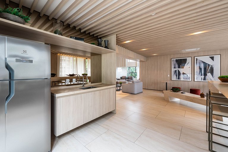 Studio Moderno com Piscina e Academia - Z1001