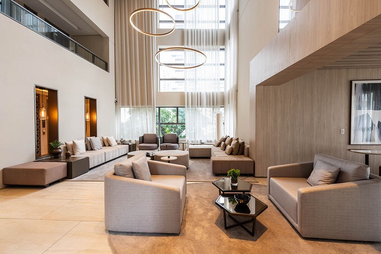 Studio Moderno com Piscina e Academia - Z1001