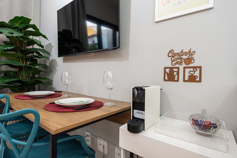 Studio com Piscina e Academia - DP203