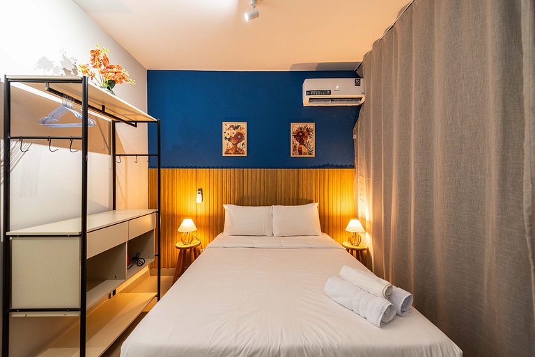 Studio com Piscina e Academia - DP203