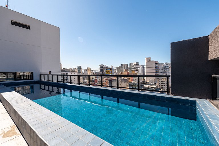 Studio com Piscina e Academia - DP203