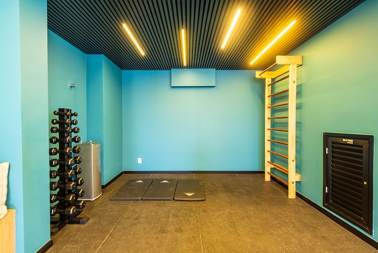 Studio com Piscina e Academia - DP203