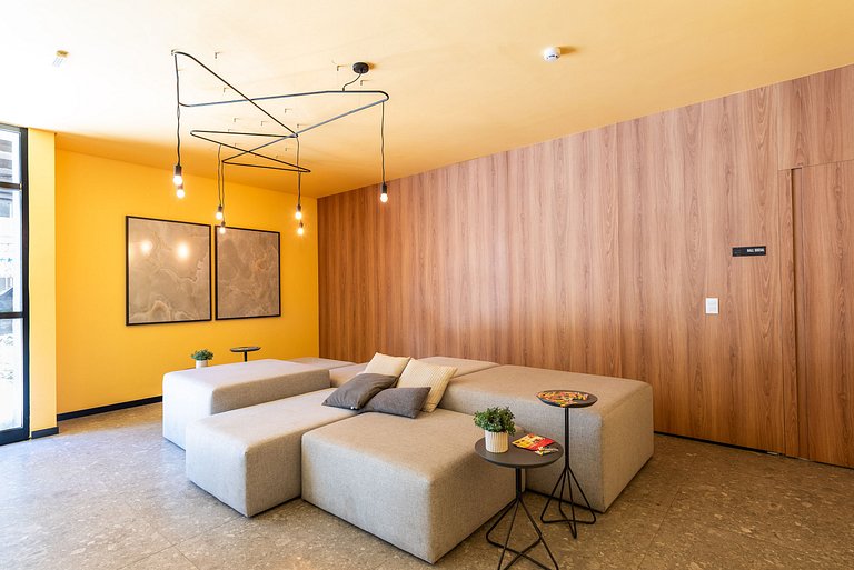 Studio com Piscina e Academia - DP203