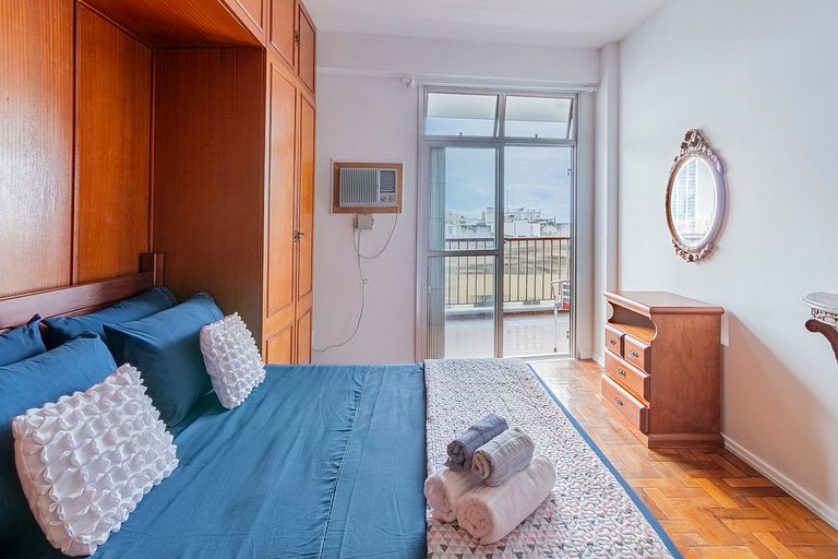 Apartamento a 2 min da Praia de Copacabana - B1205