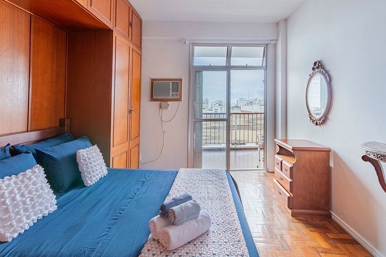 Apartamento a 2 min da Praia de Copacabana - B1205