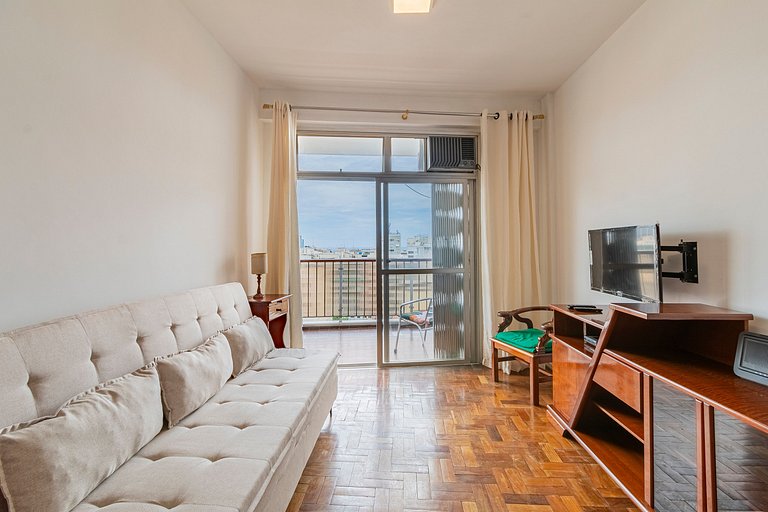 Apartamento a 2 min da Praia de Copacabana - B1205