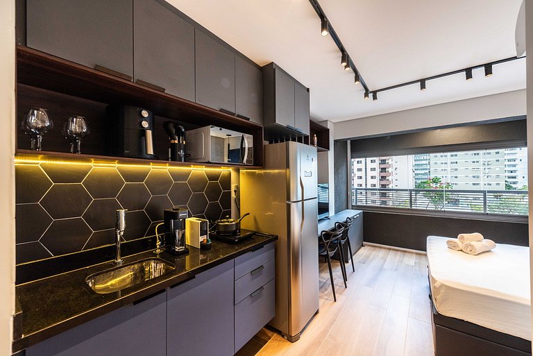 Studio Moderno no Itaim Bibi - O415