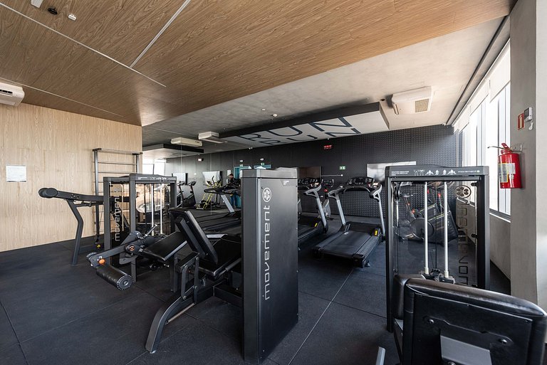 Studio em Pinheiros com Piscina e Academia - C1406