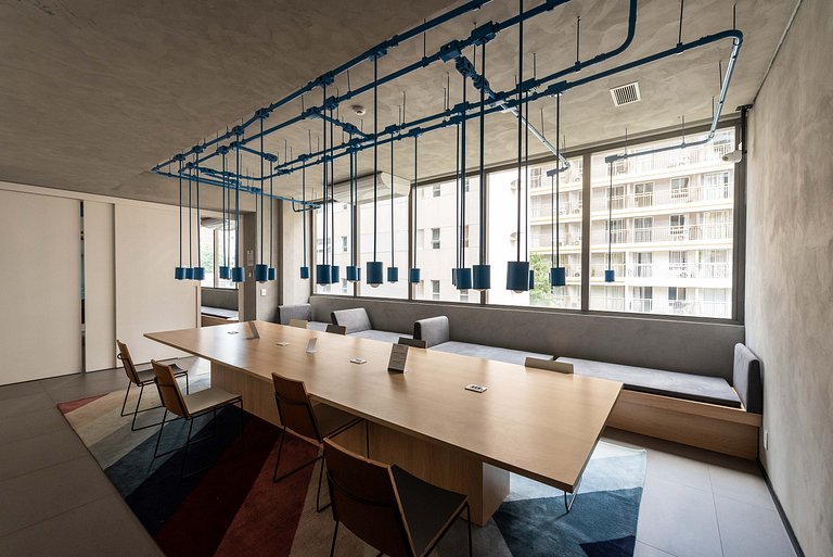 Studio em Pinheiros com Piscina e Academia - C1406