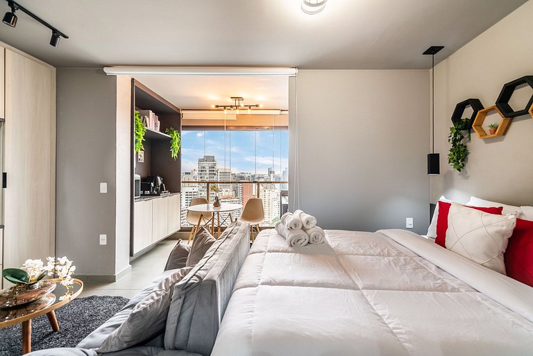 Studio com piscina na Vila Nova Conceição - D2106