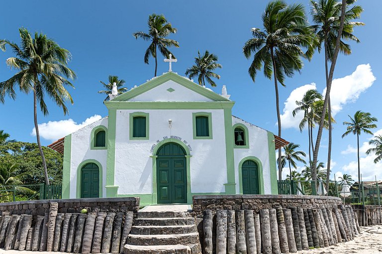Bangalô em frente ao mar de Carneiros - B26