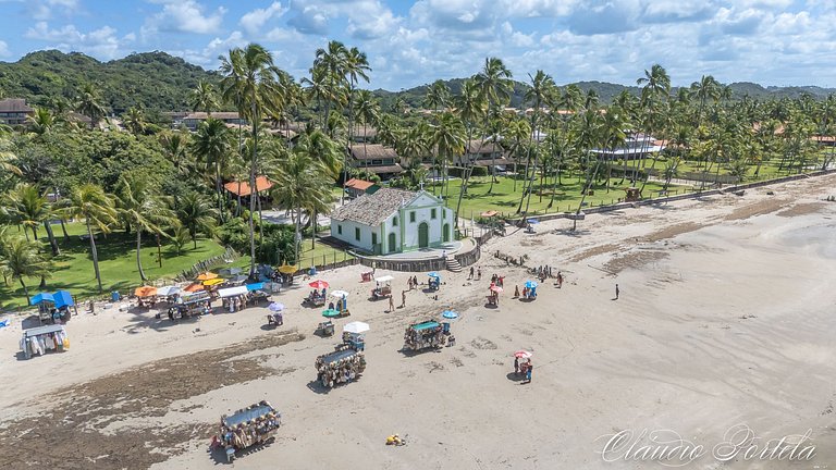 Bangalô em frente ao mar de Carneiros - B26
