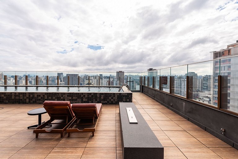 Studio com piscina na Vila Nova Conceição - D2106