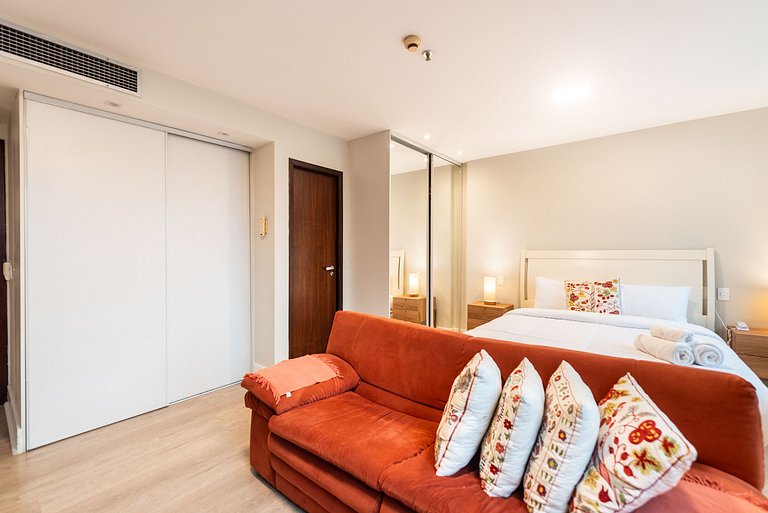 Studio na Faria Lima c/ Piscina e Spa - BT1110