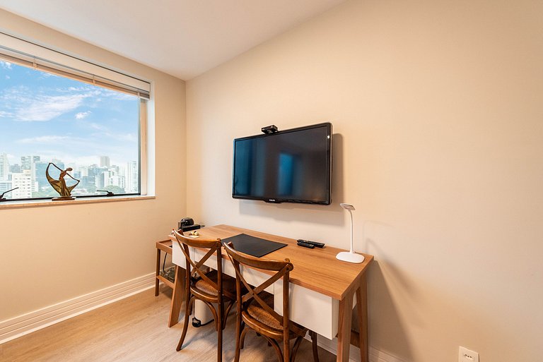 Studio na Faria Lima c/ Piscina e Spa - BT1110