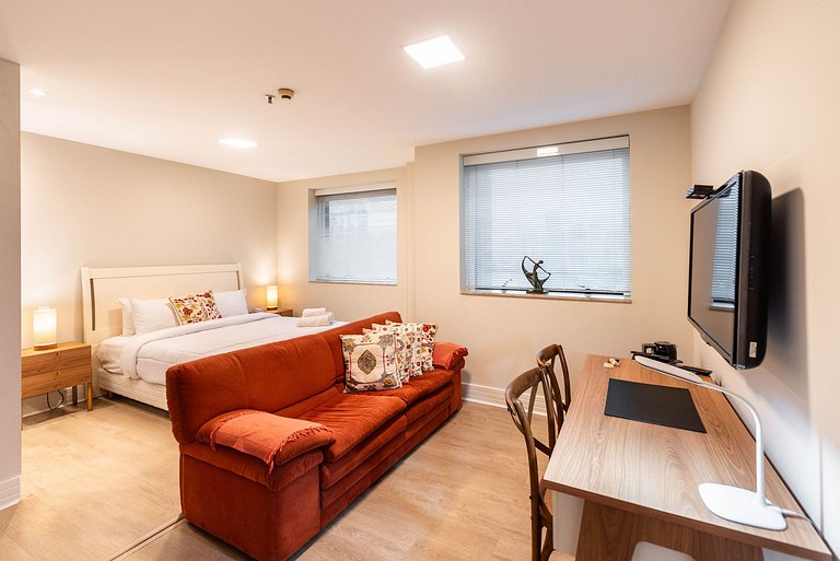 Studio na Faria Lima c/ Piscina e Spa - BT1110