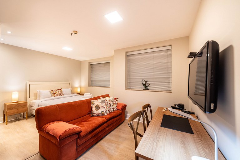 Studio na Faria Lima c/ Piscina e Spa - BT1110