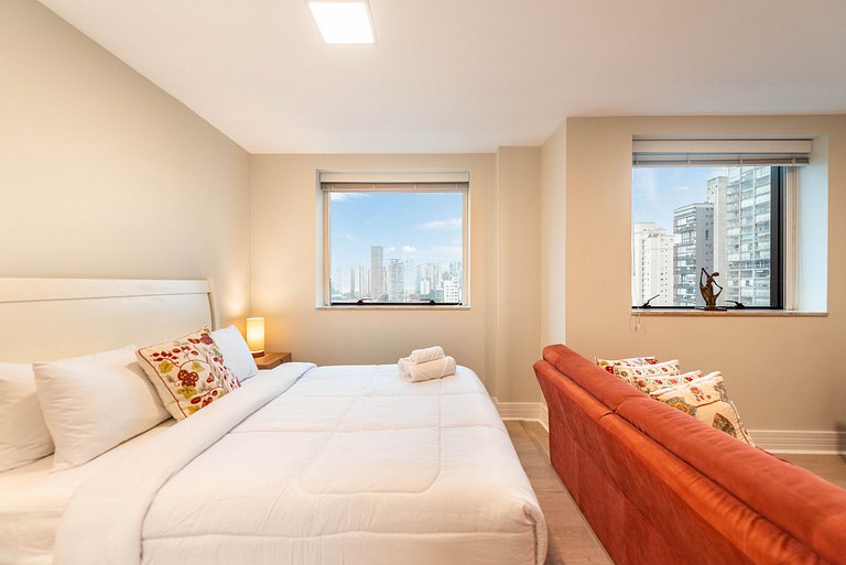 Studio na Faria Lima c/ Piscina e Spa - BT1110