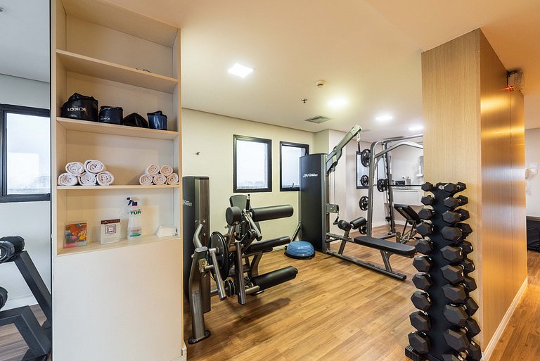 Studio na Faria Lima c/ Piscina e Spa - BT1110