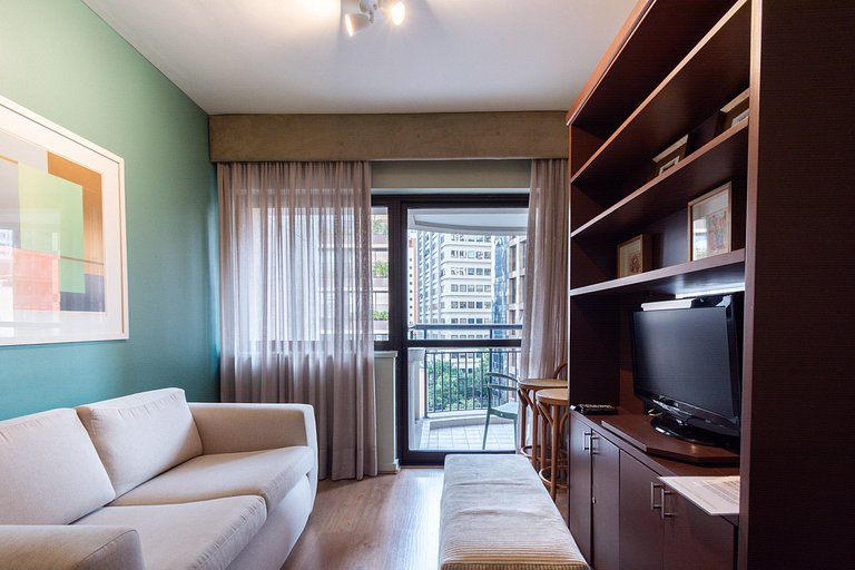 Flat em Hotel de Luxo com Limpeza diária - GM511