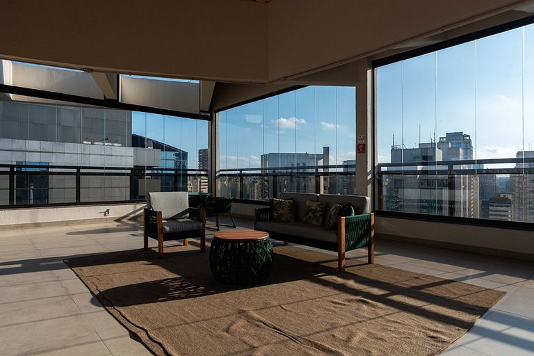 Flat em Hotel de Luxo com Limpeza diária - GM511