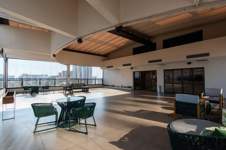 Flat em Hotel de Luxo com Limpeza diária - GM511