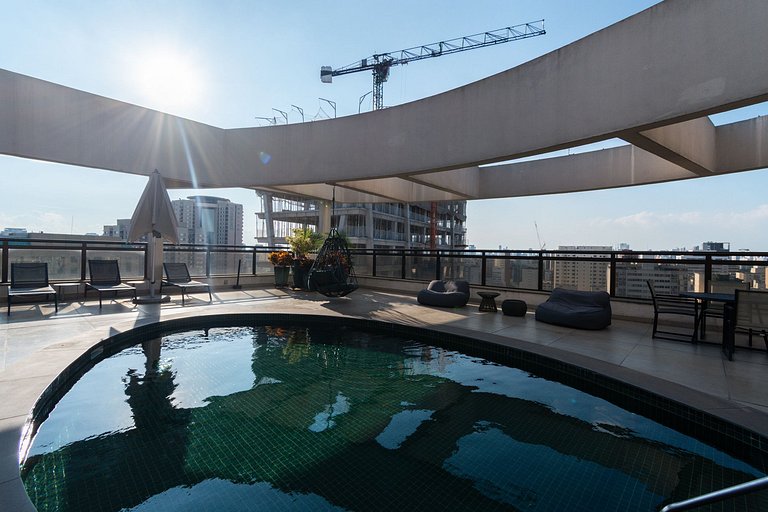 Flat em Hotel de Luxo com Limpeza diária - GM511