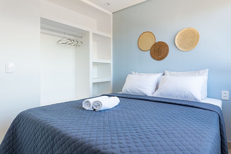 Flat & cobertura c/ piscina no centro - P305