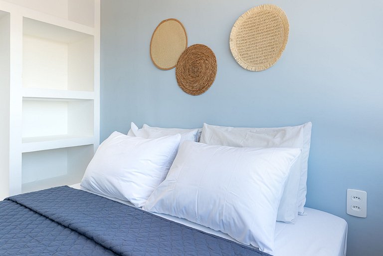 Flat & cobertura c/ piscina no centro - P305