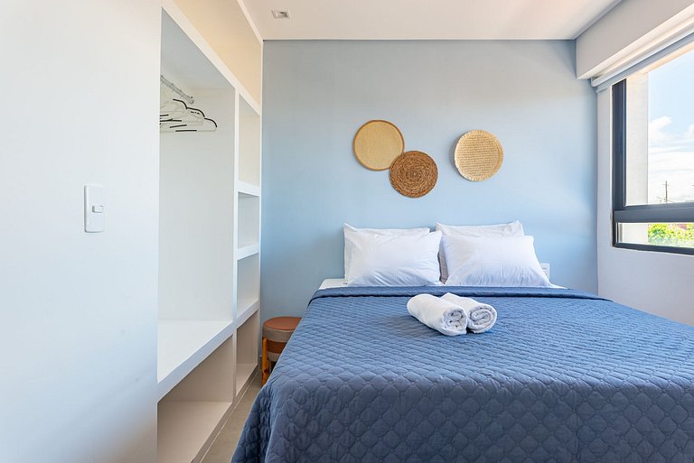 Flat & cobertura c/ piscina no centro - P305