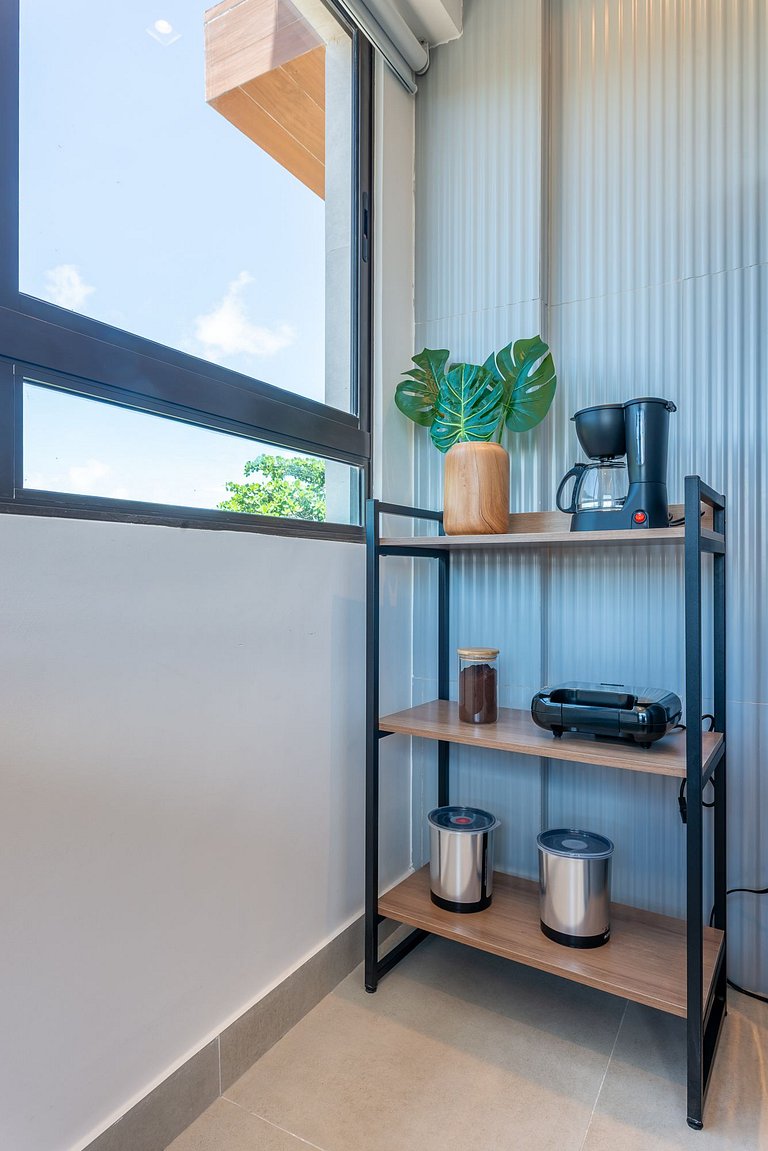 Flat & cobertura c/ piscina no centro - P305