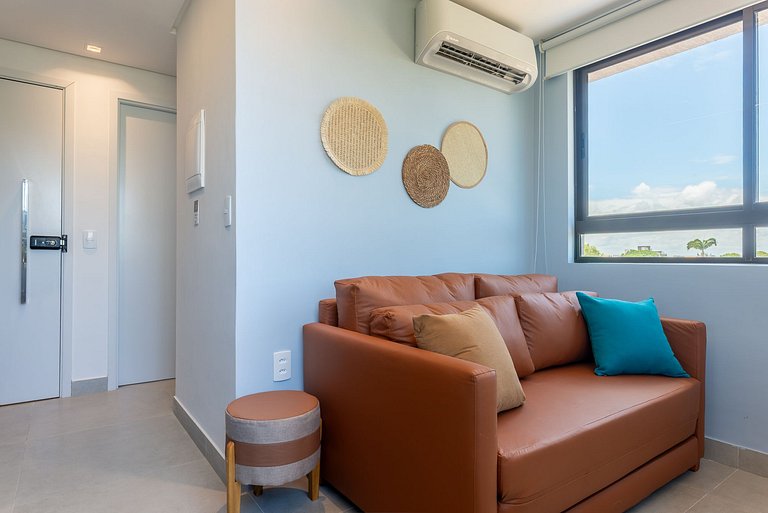 Flat & cobertura c/ piscina no centro - P305