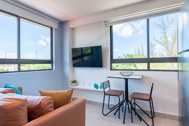 Flat & cobertura c/ piscina no centro - P305