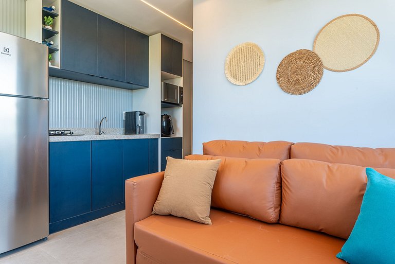 Flat & cobertura c/ piscina no centro - P305