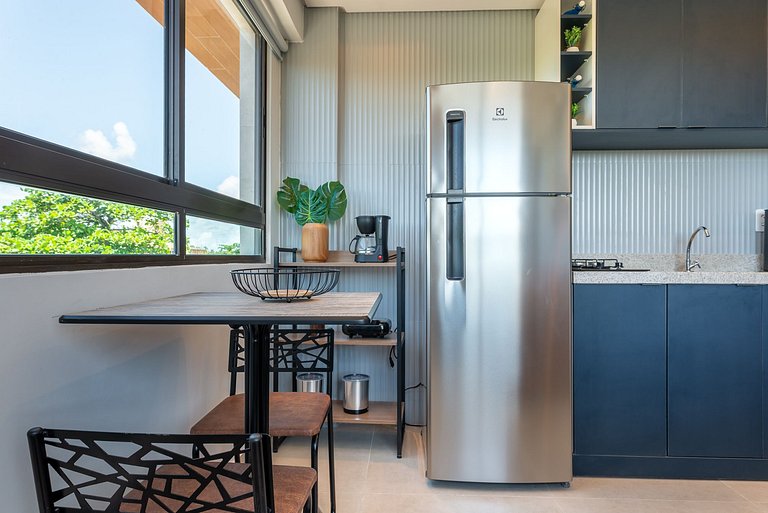 Flat & cobertura c/ piscina no centro - P305