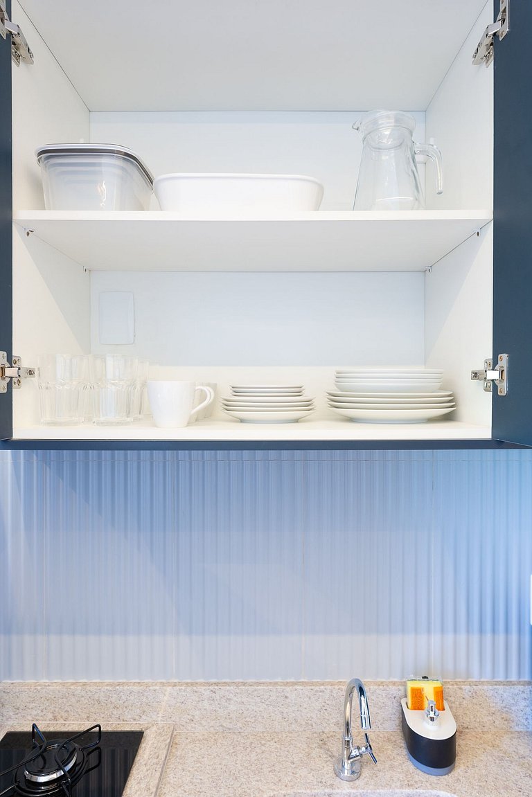 Flat & cobertura c/ piscina no centro - P305