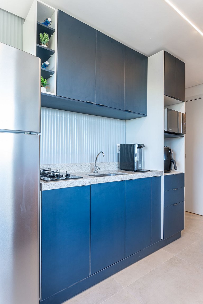 Flat & cobertura c/ piscina no centro - P305