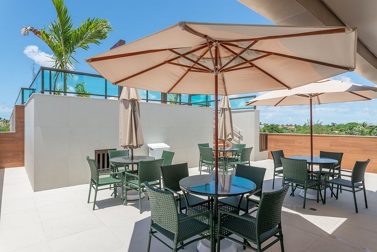 Flat & cobertura c/ piscina no centro - P305