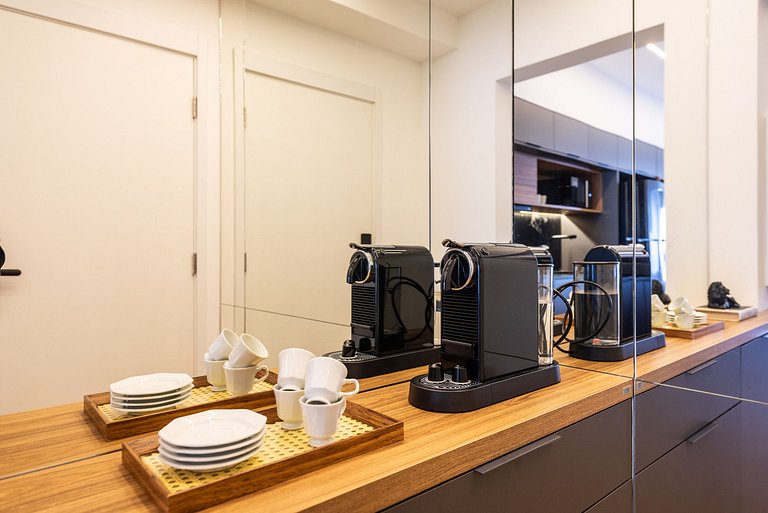 Studio Sofisticado c/ Piscina e Academia - Z316