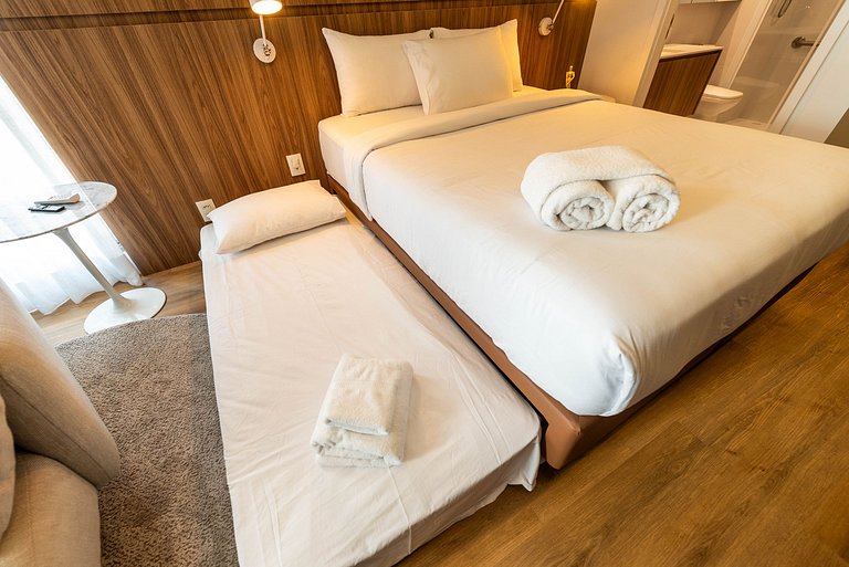 Studio Sofisticado c/ Piscina e Academia - Z316