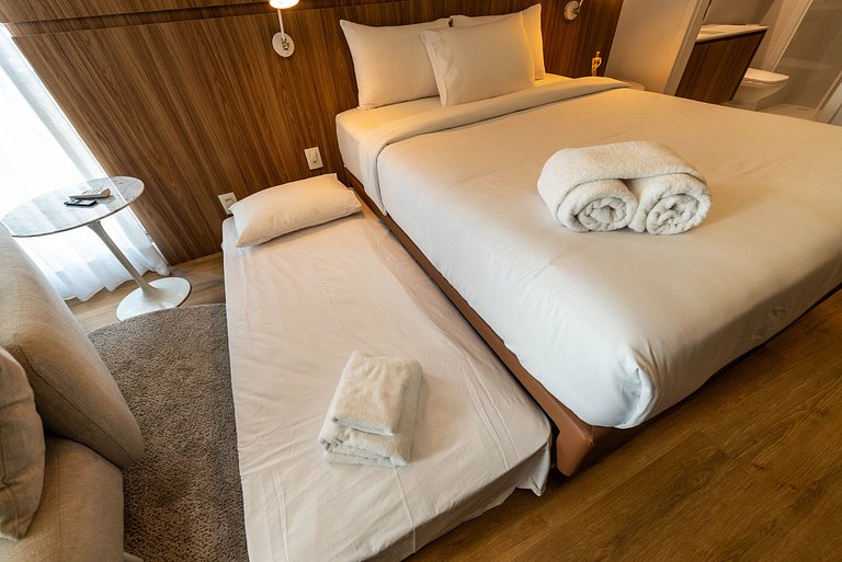 Studio Sofisticado c/ Piscina e Academia - Z316